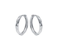 Silver Hoop Earring HO-2413